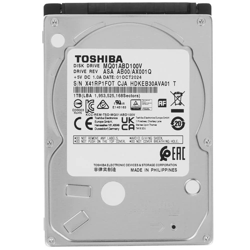 1 ТБ Жесткий диск Toshiba MQ01ABD-V Series [MQ01ABD100V]