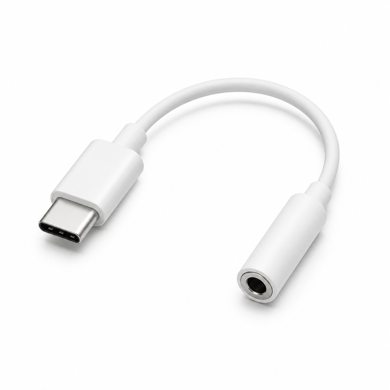 Переходник Apple MU7E2ZM/A USB Type-C — jack 3.5 мм белый