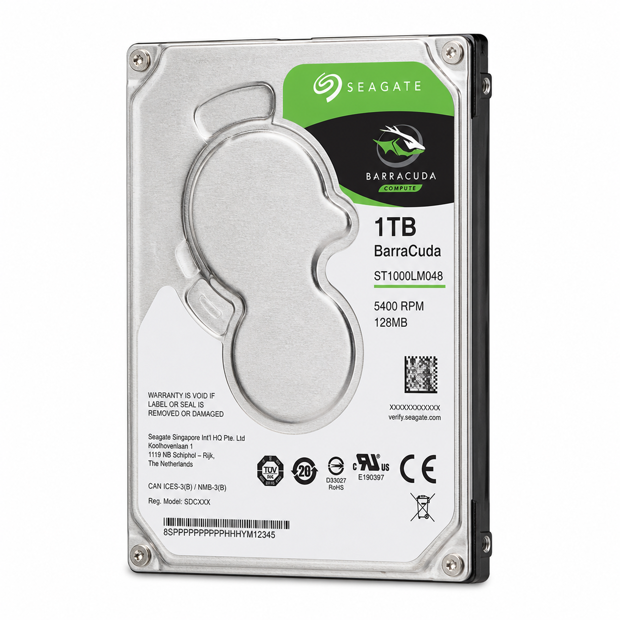 1 ТБ Жёсткий диск Seagate BarraCuda ST1000LM048