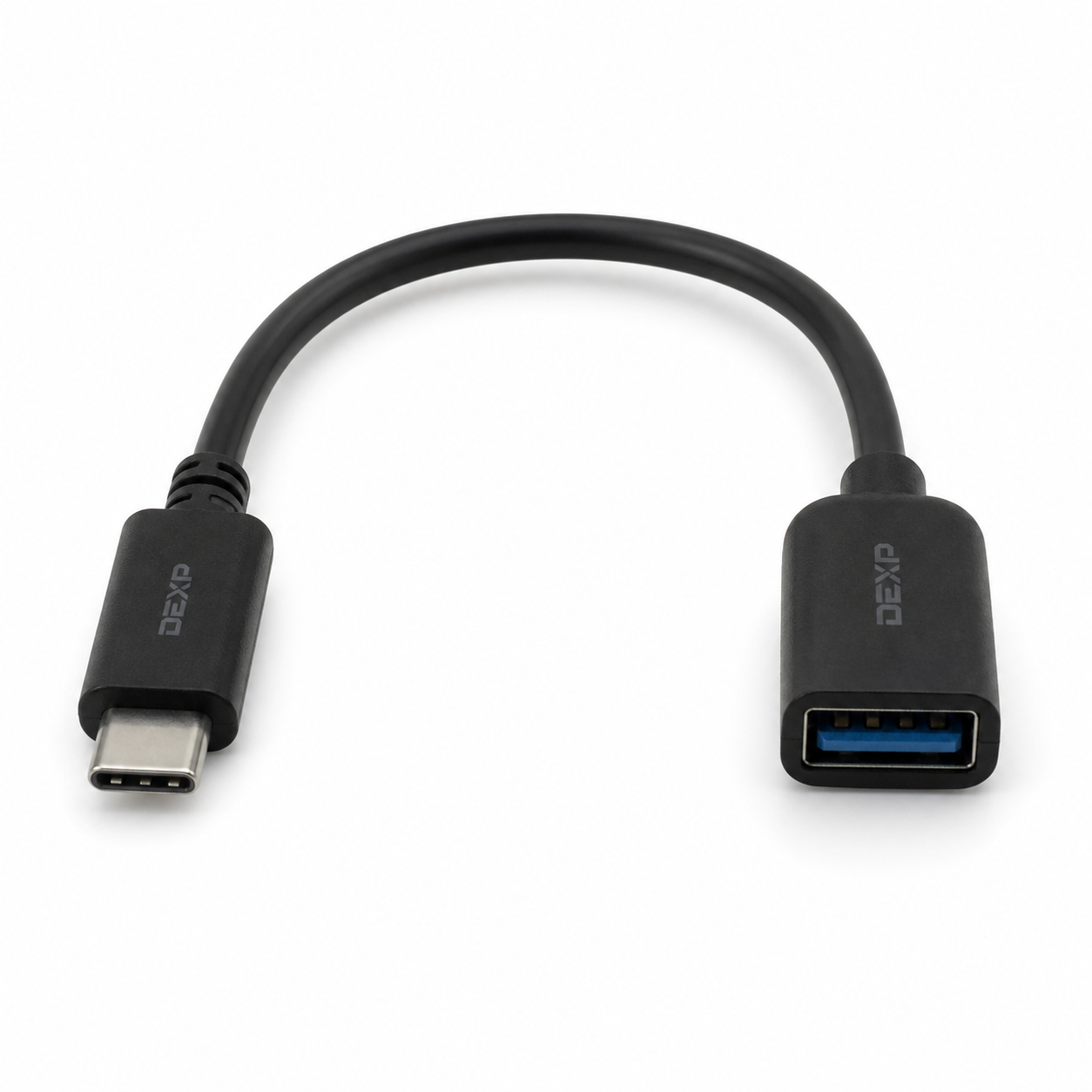 OTG-кабель DEXP USB-C — USB-A, 15 см